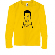 Детская футболка с длинным рукавом I`m not Perky